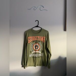 Georgetown Olive Green Long Sleeve Shirt